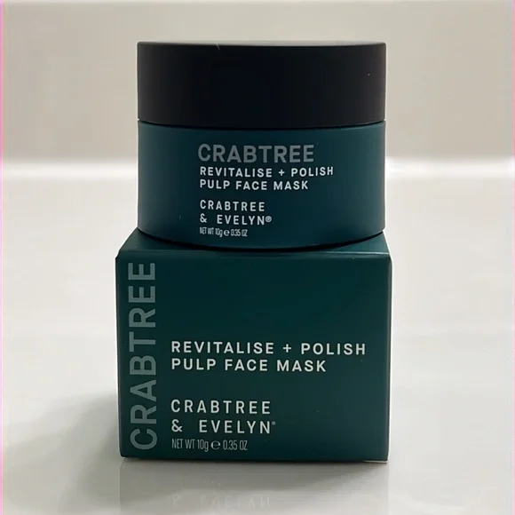 Crabtree and Evelyn revitalize plus polish pulp facemask. Size- .35 Oz. - Picture 2 of 4